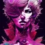 Placeholder: beautiful punk girl, hyper detailed, intricately detailed, illustration by <kilian eng> <Yoji Shinkawa>, purple tones,