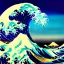 Placeholder: Ultra detailed fullbody Portrait in oil on canvas of The Great Wave off Kanagawa with lighthouse,extremely detailed digital painting, extremely detailed face,crystal clear eyes, mystical colors ,perfectly centered image, perfect composition, rim light, beautiful lighting,masterpiece,8k, stunning scene, raytracing, anatomically correct, in the style of robert e howard and Wizyakuza and Ohrai Noriyoshi and Simon Bisley and uncannyknack