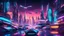 Placeholder: A futuristic cityscape at night with neon lights and flying cars.