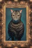 Placeholder: Portrait of a cat by Van Gogh