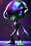 Placeholder: full length aliens clean art NFT, blender 3d