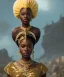 Placeholder: a fancy portrait of a snow african Queen by Greg Rutkowski, Sung Choi, Mitchell Mohrhauser, Maciej Kuciara, Johnson Ting, Maxim Verehin, Peter Konig, kente, 8k photorealistic, cinematic lighting, HD, high details, dramatic, atmosphereric, trending on artstation