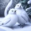 Placeholder: smooth hyper realistic, beautiful Japanese snow bird in crown, pale colors, dark cosmos background, cat еye, extremely sharp detail, finely tuned detail, ultra high definition, 8 k, unreal engine 5, ultra sharp focus, accurate sword wings, positive smile, lot of details, fit within portrait, Ambiance winter, perfect composition, perfect hair, perfect hands, finger up gestures