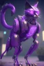 Placeholder: Purple cat flamingo robot fused ,Unreal Engine, cinematic lighting