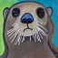 Placeholder: A sea otter in the style of picasso