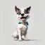 Placeholder: The graphic depicts a dog in disney style, with a full body and characteristic animation reminiscent of the classic Disney film aesthetic. The dog is shown against a clean white background, capturing the charm and magic of classic animation.