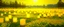 Placeholder: A yellow field with glowing lanterns painted by Qiu Ying