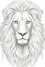 Placeholder: Coloring Book Research Topic Outline art for “Majestic Lion Portrait: A close-up sketch capturing the regal face of a lion with a flowing mane”, white background, sketch style, full body, only use outline, clean line art, no shadows and clear and well.