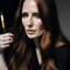 Placeholder: a person that making a portrait of colorful image of dutch vocalist of epica band Simone Johanna Maria Simons