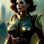 Placeholder: Drawing of beautiful face,'beautiful,Busty Cait(Fallout4)',intense stare, ancient skintight armor, balanciaga fashion clothe painting by gaston bussiere, greg rutkowski, yoji shinkawa, yoshitaka amano, tsutomu nihei, donato giancola, tim hildebrandt, Oil on canvas, cinematic composition, extreme detail,fit full head inside picture,16k