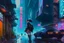 Placeholder: masterpiece, high detail, best quality, Cyberpunk street, comic style