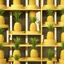 Placeholder: A tourist resort in the shape of a pineapple, interior design, section