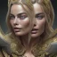 Placeholder: perfect face margot robbie, big boobs long black hair, Unreal Engine 5, highly detailed, highest quality, digital painting, complex 3d render, unreal engine render, insane detail, intricate photograph quality, magnificent, majestic, highly intricate, Realistic photography, grand hall, wicked throne, holding scepter, crown of barbwire, dark color palette, metallic, highly detailed, highest quality, digital painting