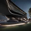 Placeholder: Fachada frontal de un museo estilo Zaha Hadid calidad ultra 12k