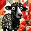 Placeholder: oveja negra Shaun al estilo cubismo