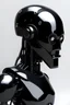 Placeholder: black head robot without features