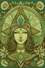 Placeholder: Cannabis Goddess third eye sacred geometry