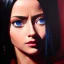 Placeholder: portrait of beautiful Alita painting by Brom , oil on canvas, cinematic composition, extreme detail,fit full head inside picture,8k