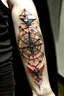 Placeholder: compass tattoo tree butterfly