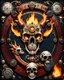 Placeholder: Dragons, Fire and Smog, Skull, Dartboard, Steampunk, Univerum