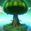 Placeholder: A giant tree the in december With a giant treehouse in it