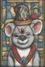 Placeholder: "ren and stimpy" style koala wearing a jester hat