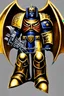 Placeholder: warhammer, space marine, lost legion, dragon legion, dragon warrior, fan art, dragon armor, dragon helmet, golden armor, armor with scale, second legion emblem, helmet details, bolter