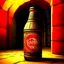 Placeholder: inca carved stone bottle coca cola logo, in inca temple, cinematic, photo realistic, hyper detailed