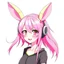 Placeholder: ROBLOX anime pink hair with horns