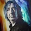 Placeholder: stunning, photoillustrative watercolor of Alan Rickman as Severus Snape with wand, ghost holographic realistic deer, artwork, Flickr, 8 k, detailed matte, ultrafine detail, high-quality, George Grie, Anne Dittman, Anne Stokes, Lisa Parker, Selina French, howard lyon, greg rutowski