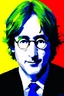 Placeholder: pop art pixels 1000 images warhol style x john lennon portrait