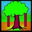 Placeholder: tree pop art