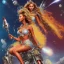 Placeholder: beyonce riding a rocket