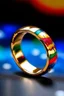 Placeholder: rainbow space ring