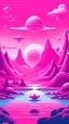 Placeholder: a pink banner with a logo of an alien civilization