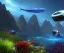 Placeholder: Subnautica and avatar mix, 3d render, Hyper realism,