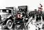 Placeholder: Spanish Flu, plague, Freedom Truck Convoy, Canada, 1920, vintage, real photo