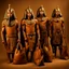 Placeholder: A group of Pharaoh's soldiers inside leather bags