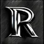 Placeholder: logo with the letter R end N, black and white