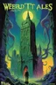 Placeholder: Weird Tales Magazine cover, Lovecraft's "Cthulhu towers dreaming over White House", by Michael Whelan, by Lee Brown Coye, colorful modern horror comic, sinister-looking nightmare background, Whelan's visceral twisted style, eerie, scary, dark colors, dramatic, Uv reactive blacklight effects