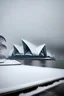 Placeholder: Sydney opera house in snowstorm