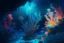 Placeholder: A surreal, underwater world with towering coral structures and a vast array of vibrant marine life, bathed in the soft glow of bioluminescent organisms.