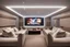 Placeholder: dedicated home cinema room with LED lighting in the walls make sure the room is completely symmetrical