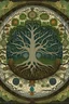 Placeholder: Mandala with forest, muschroms, roots, trees