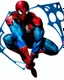 Placeholder: spider-man as DC blue lantern