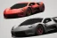 Placeholder: Supercar Vector 3d rendering Vector collage