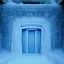 Placeholder: ethereal winter flowers, carved ice door at the end of ice steps, magical atmosphere, Renato muccillo, Andreas Rocha, Johanna Rupprecht, Beardsley, Unreal render, cinematic blue --aspect 9:16 --s 2500