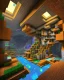 Placeholder: mystical silver mine, Neo-Impressionism, detailed, minecart, rocks,