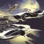 Placeholder: Véhicule volant par Syd Mead