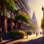 Placeholder: Beaux Arts,uphill road building,colourful city ,beautiful,Various coulour building,liveable street,green building,plants,tree,stairs,detailed facades,,4k, alphonse mucha, greg rutkowski, matte painting, cryengine